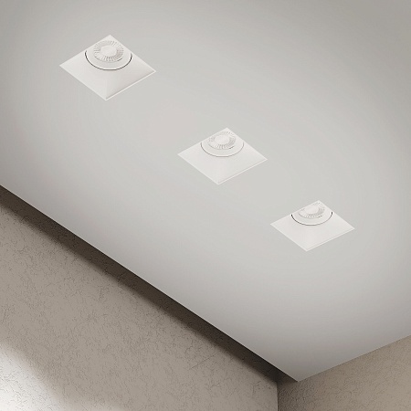 Светильник встраиваемый Renzo белый 25019/01 Elektrostandard - фото