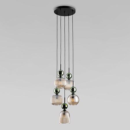 Подвесной светильник TK Lighting 11149 Sophia Green Cognac - фото