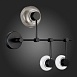 Светильник настенно-потолочный ST-Luce Черный/Дымчатый, Прозрачный LED 3*3W 3000K SL6005.401.03 - фото