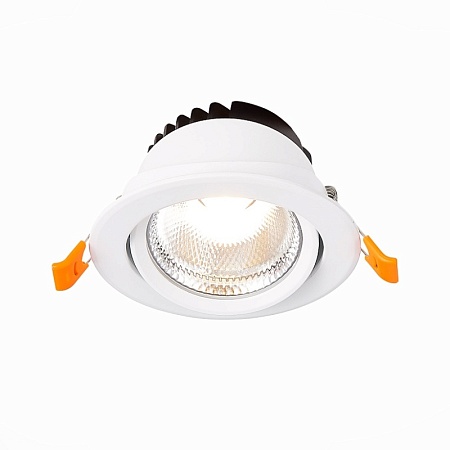 Св-к встр. Белый LED 1*10W 4000K 750Lm Ra80 36° IP20 D109xH65 220-240V ST211.548.10.36 - фото