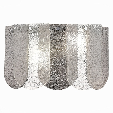 Светильник настенный Хром/Прозрачно-Дымчатый E14 2*40W SLE1125-101-02 - фото