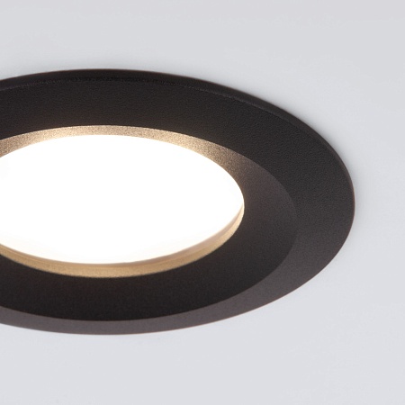 Встраиваемый точечный светильник 110 MR16 черный Elektrostandard - фото