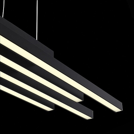 Люстра подвесная ST-Luce Черный/Белый,Черный LED 1*38W 3000K/4000K/6000K SL933.403.04 - фото
