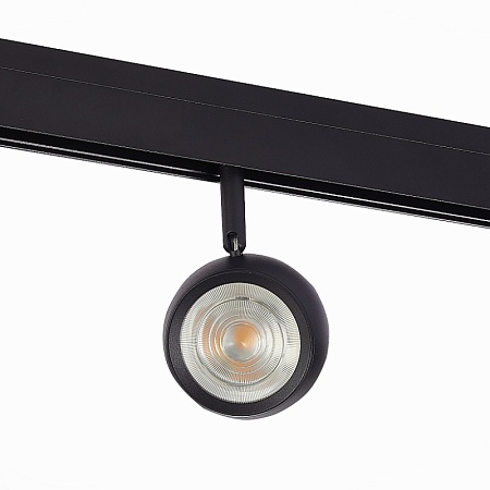 Магнитный трековый светильник Черный LED 1*10W 3000K 470Lm Ra>80 36° IP20 L120xW50xH176 ST355.436.10 - фото