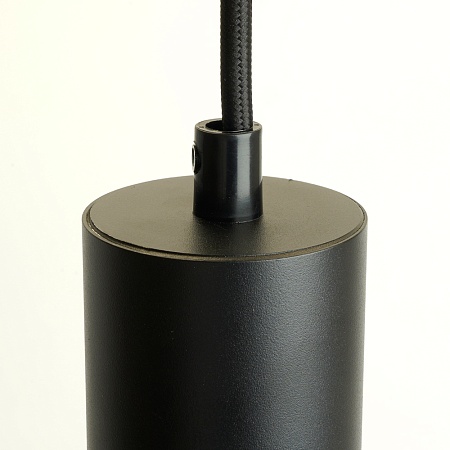 Светильник потолочный Feron ML1868  Barrel ZEN levitation на подвесе MR16 35W, 230V, чёрный, золото 55*180 - фото