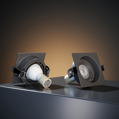 Светильник встраиваемый Tune графит 25015/01 Elektrostandard - фото