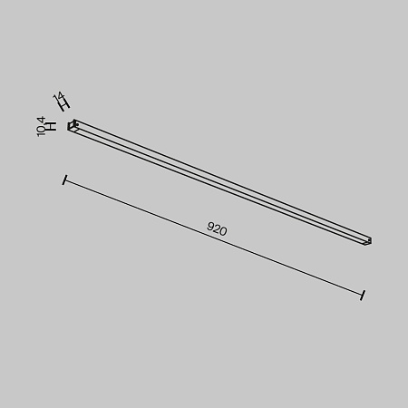 Трековый светильник Technical TR173-1-24WTW-B - фото