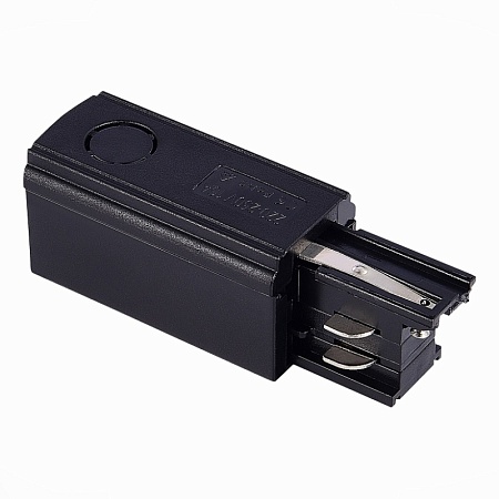 Левый Токоподвод для трехфазного шинопровода ST-Luce Черный ST030.409.10L - фото