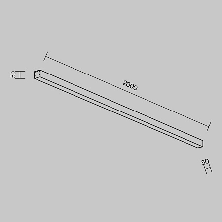 Линейный светильник Technical LL311023 - фото
