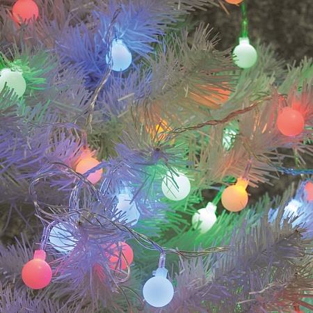 Светодиодная гирлянда Feron CL55 фигурная 5м +1.5м 230V мультиколор, c питанием от сети, прозрачный шнур - фото