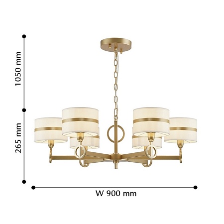 Подвесная люстра Favourite 2634-8P - фото