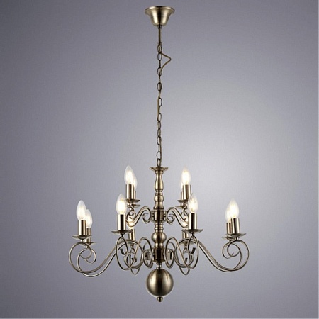 Подвесная люстра Arte Lamp ISABEL A1129LM-12AB - фото