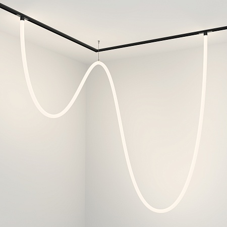 Трековая система Technical подвесная магнитная чёрная 200 TS-D-200-TR101-2-100W4K-B