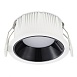 Св-к встр. Черный LED 1*7W 3000K 630Lm Ra80 120° IP20 D85xH45 100-240V ST755.438.07 - фото