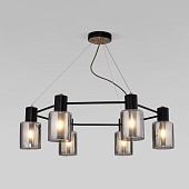 Подвесной светильник Eurosvet 70219/6 черный/античная бронза