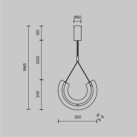 Подвесной светильник Maytoni Maya P091PL-L18G3K1 - фото