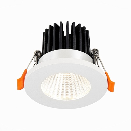 Св-к встр. Белый LED 1*10W 4000K 900Lm Ra>90 38° IP20 D80xH60 170-240V ST704.548.10 - фото