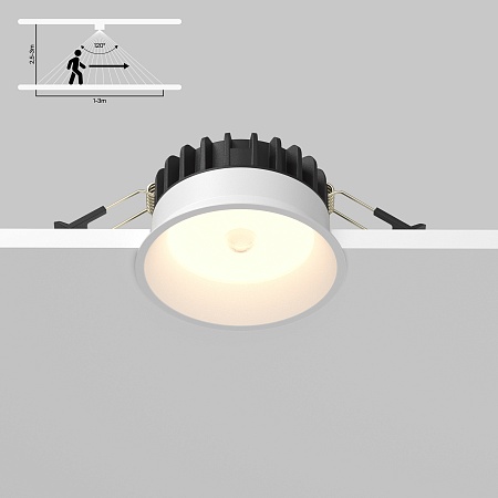 Встраиваемый светильник Technical Okno DL055-8W3K-SEN-W - фото