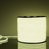 Светодиодный гибкий неон 220 В 9.6 Вт/м 144 Led/м 2835 IP67, круглый холодный белый 6500К, 50 м Гибкий неон 220V 9,6W 144Led 2835 IP67 круглый холодный белый, 50 м Elektrostandard