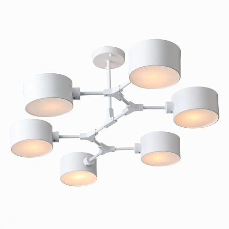 Светильник потолочный Белый/Белый E14 6*60W SLE183502-06 - фото