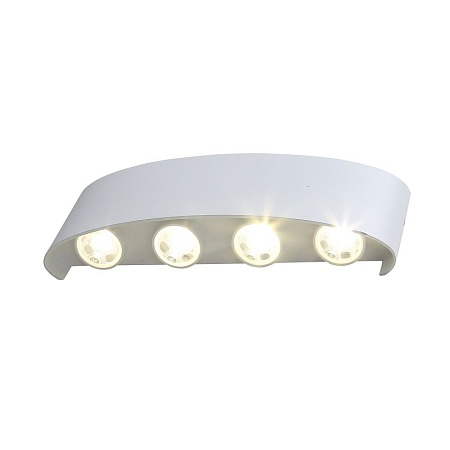 Светильник уличный настенный ST-Luce Белый кварцевый LED 8*1W 4000K SL089.501.08 - фото