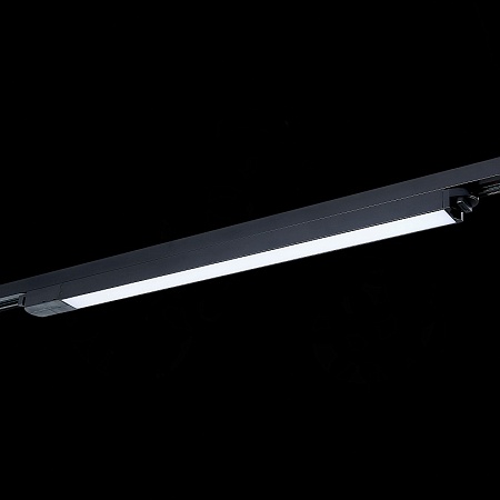 Св-к трек. Черный LED 1*24W 4000K 2 450Lm Ra>98 120 IP20 L600xW34xH33 180-240V ST366.448.24 - фото