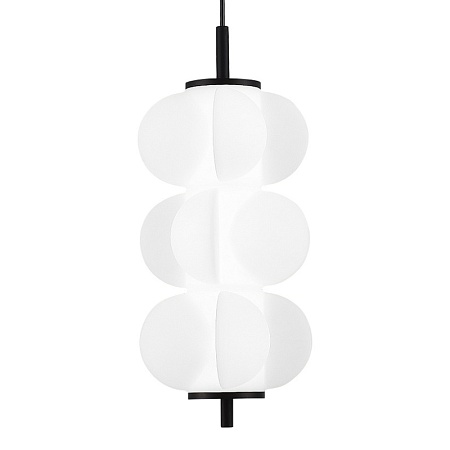 Светильник подвесной ST-Luce Черный/Белый LED 1*9W 3000K SL6121.403.01 - фото