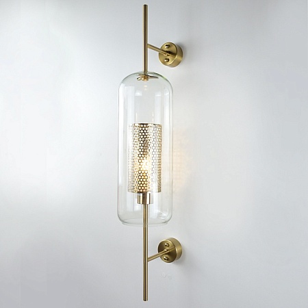Настенный Светильник Catch Wall Cylinder L78 Brass Imperiumloft 189447-26 - фото