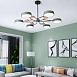 Люстра На Штанге Meade 6 Lamps Grey Imperiumloft 207861-26 - фото