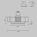 Встраиваемый светильник Technical DL138-GU10-W - фото