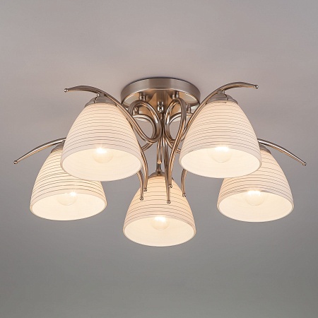 Потолочный светильник Eurosvet 30121/5 сатин-никель - фото