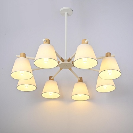 Потолочная Люстра На Штанге Natura A White 8 Imperiumloft 177988-26 - фото