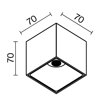 Потолочный светильник Technical C065CL-L12B3K-D - фото