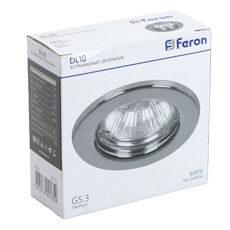 Светильник встраиваемый Feron DL11 потолочный MR16 G5.3 античное золото - фото
