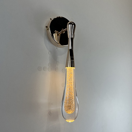 Светодиодный Настенный Светильник Fial Wall Gold Imperiumloft 241386-26 - фото