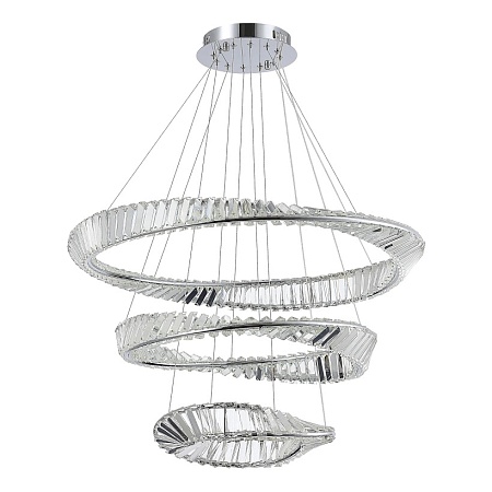 Светильник подвесной ST-Luce Хром/Прозрачный LED 1*97W 4000K SL6204.101.03 - фото