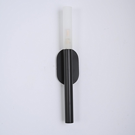 Бра Rousseau Small Bath Sconce Black Imperiumloft 192924-22 - фото