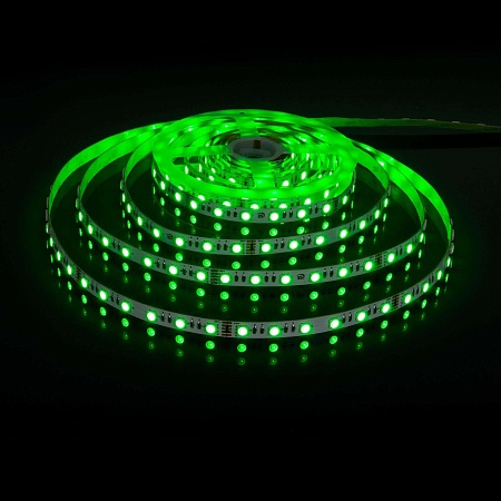 Светодиодная лента 24 В 24 Вт/м 60 Led/м 5050 IP20, MIX RGB/дневной белый 4200K, 5 м Лента светодиодная 24V 24W 60Led 5050 IP20 MIX RGB/дневной белый, 5м - фото