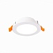 Св-к встр. Белый LED 1*6W 3000K 480Lm Ra80 110° IP20 D90xH30 220-240V ST210.538.06 - фото