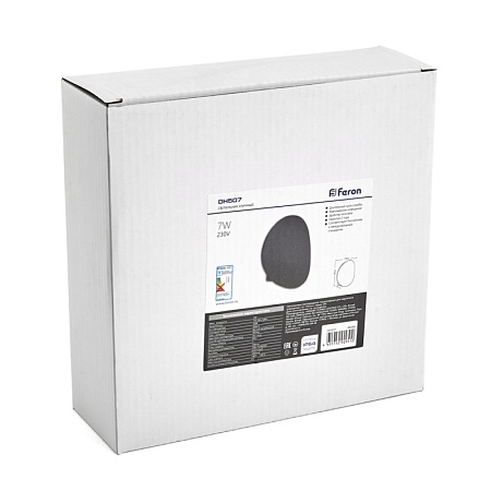 Светильник уличный светодиодный Feron DH507, 7W, 520Lm, 4000K, черный - фото