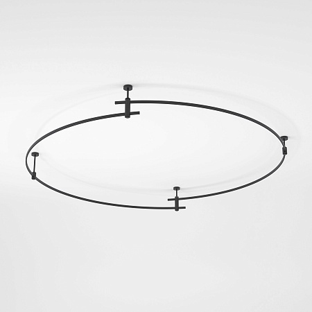 Esthetic Magnetic Шинопровод Round черный Ø1800 85218/00 Elektrostandard - фото