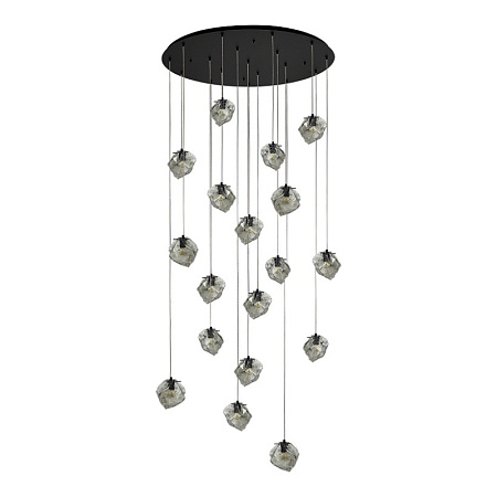 Светильник подвесной ST-Luce Черный/Серо-зеленый E14 18*40W SL1175.403.18 - фото