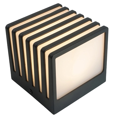 Светильник садово-парковый Feron DH0605, на стену, GX53 230V, черный - фото