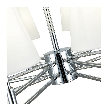 Светильник подвесной Хром/Белый E14 8*40W SLE105403-08 - фото