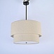 Люстра Rh Two-Tier Round Shade Linen Imperiumloft 75148-22 - фото
