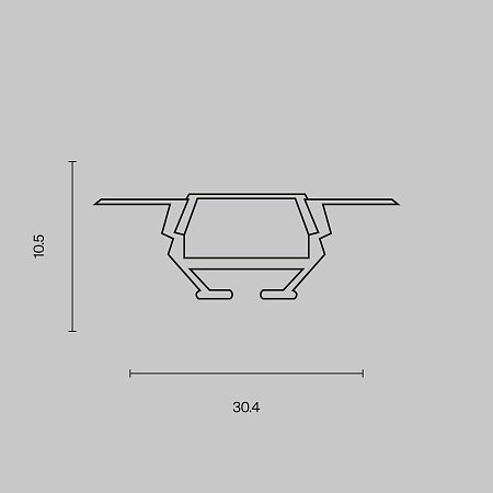 Комплектующие к светодиодной ленте Led Strip ALM010S-2M - фото