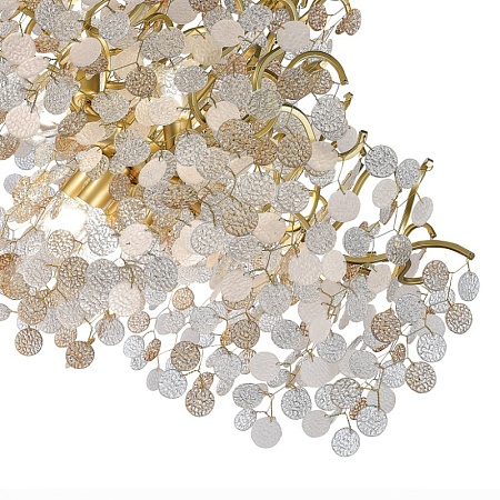 Люстра подвесная ST-Luce Латунь/Прозрачный, Золотой E14 12*60W SL1650.303.12 - фото