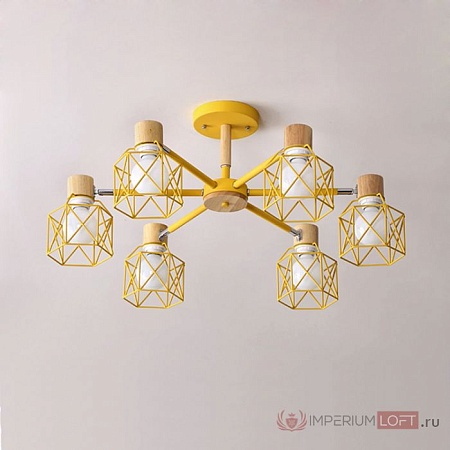 Потолочная Люстра Corf B3 Green 8 Lamps Imperiumloft 189485-26 - фото