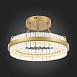 Светильник потолочный ST-Luce Матовое золото/Прозрачный LED 1*34W 3000K SL383.202.01 - фото