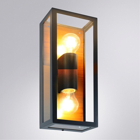 Уличный настенный светильник Arte lamp BELFAST A4569AL-2BR - фото